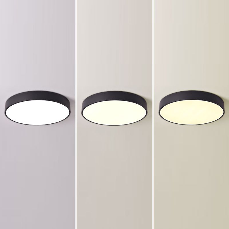 Modern Round Ceiling Flush Mount Lights Metal Flush Mount Ceiling Lighting Fixture for Office