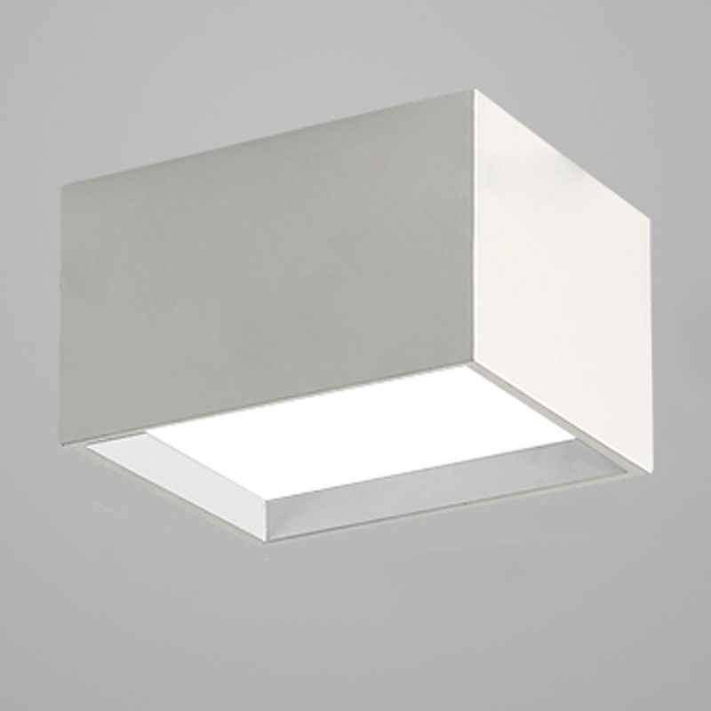 Lampada da soffitto geometrica acrilica LED in ferro laccato di semplicità moderna per corridoio