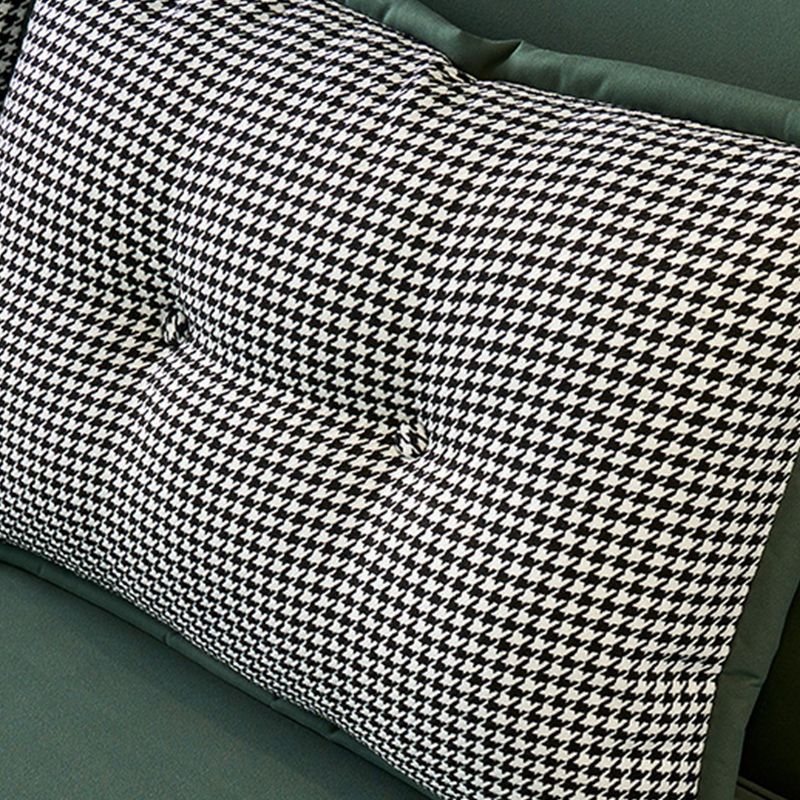 Green Faux leather Convertible Sofas 32.67" Wide Contemporary Foldable Sleeper Sofa