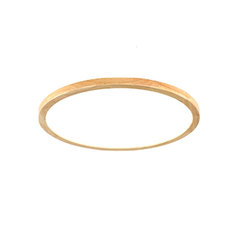 Luminaire de plafond encastré en bois moderne lampe de chambre lampe de chambre intérieure