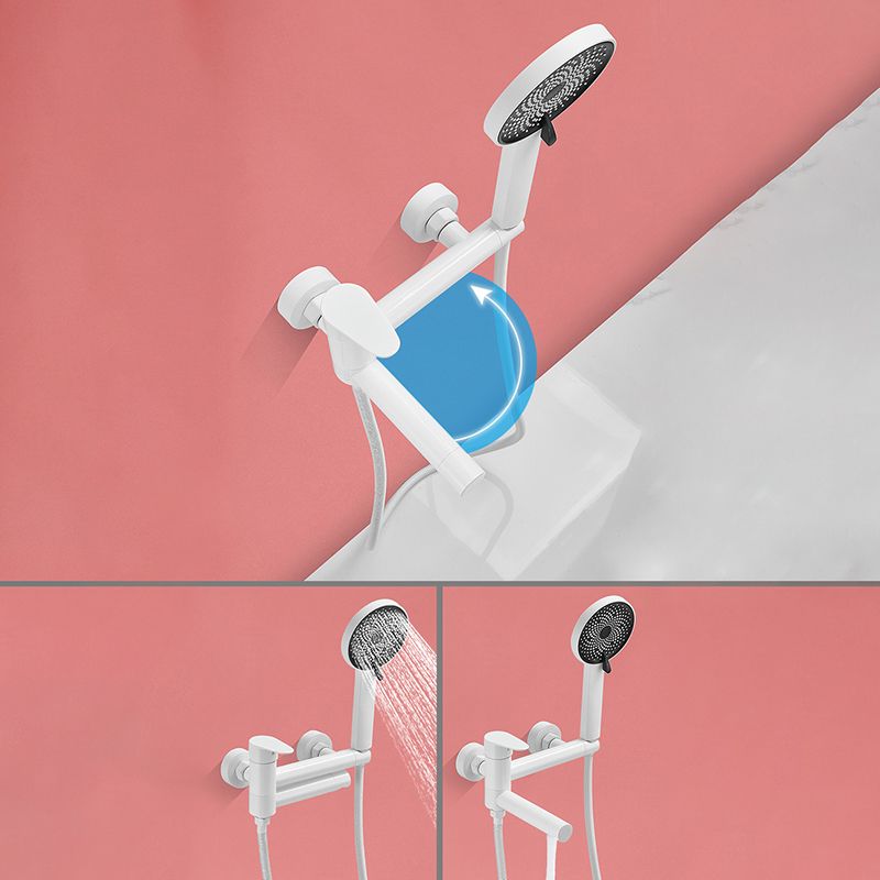 Lever Handle Shower Faucet Single Hand Shower with Shower Hose