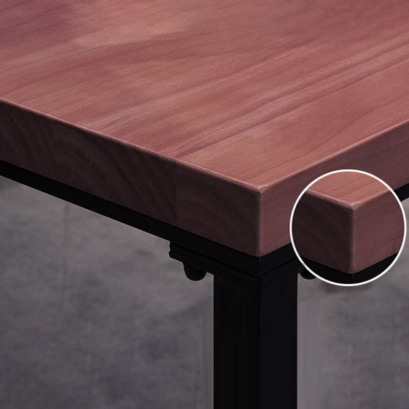 Rectangle Solid Wood Bar Table Set Industrial 1/5/6 Pieces Counter Table with Stools