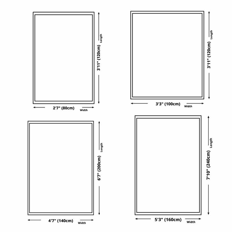 Blue Modern Area Carpet Marble Print Polyester Area Rug Non-Slip Backing Rug for Home Decor