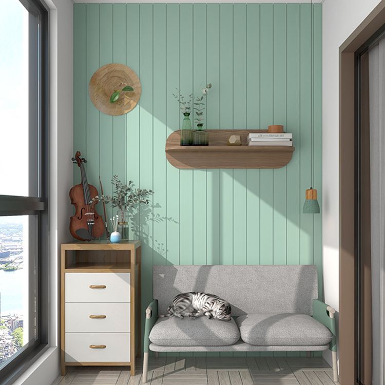 Contemporary Wall Paneling Smooth 20 Panels Waterproof Wall Paneling