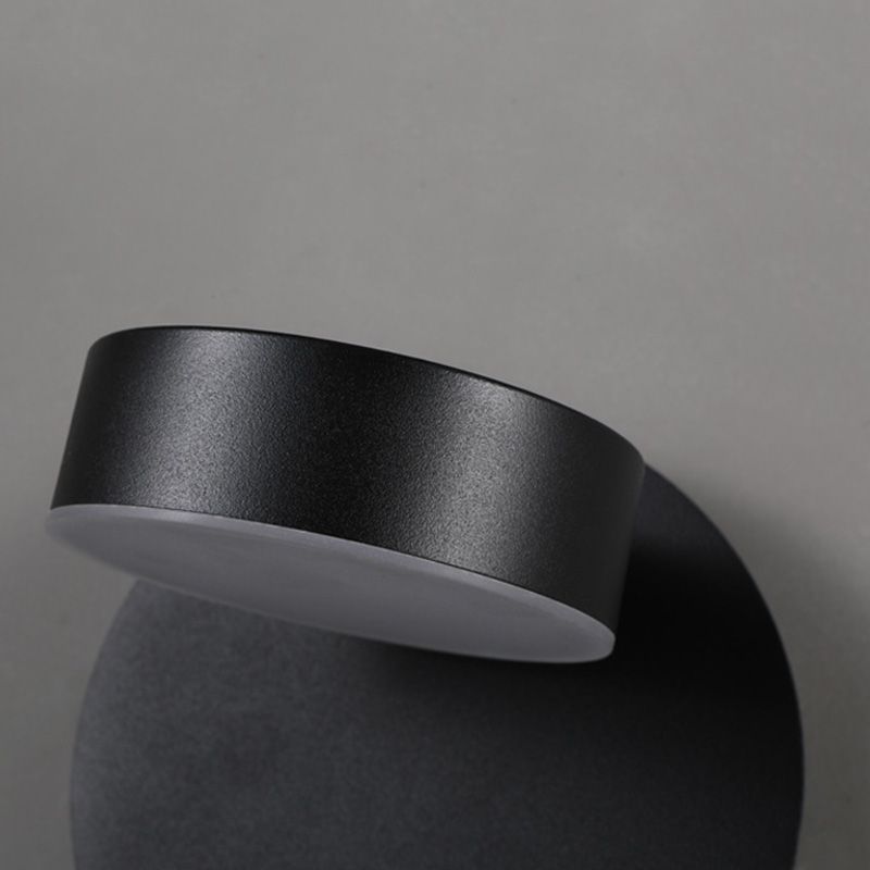 Lampada montata a parete circolare Postmoderna semplicità lampada a monte acrilica per soggiorno