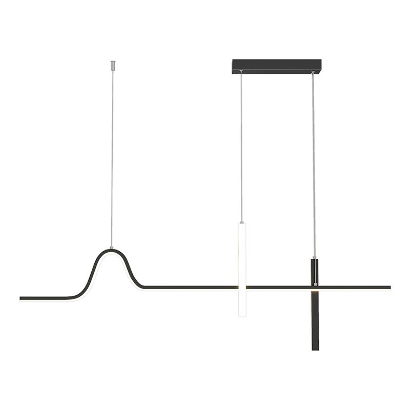 Modern White/Black Kitchen Island Lighting LED Ceiling Light for Dining Room