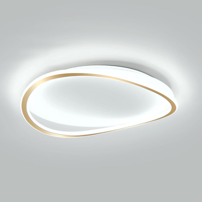 Nouveau Plafonnier LED moderne en métal à 1 lumière, luminaire décoratif de plafond, idéal pour une chambre à coucher ou une chambre à coucher