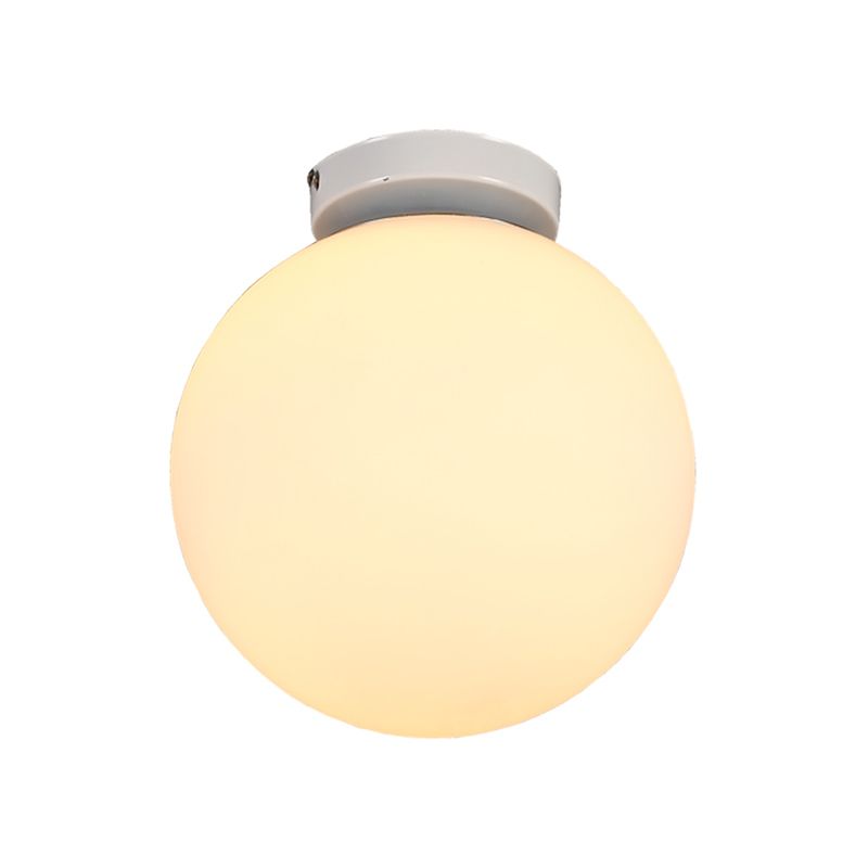 Modern Simple Spherical Shape Ceiling Lamp Iron 1 Light Ceiling Light for Corridor