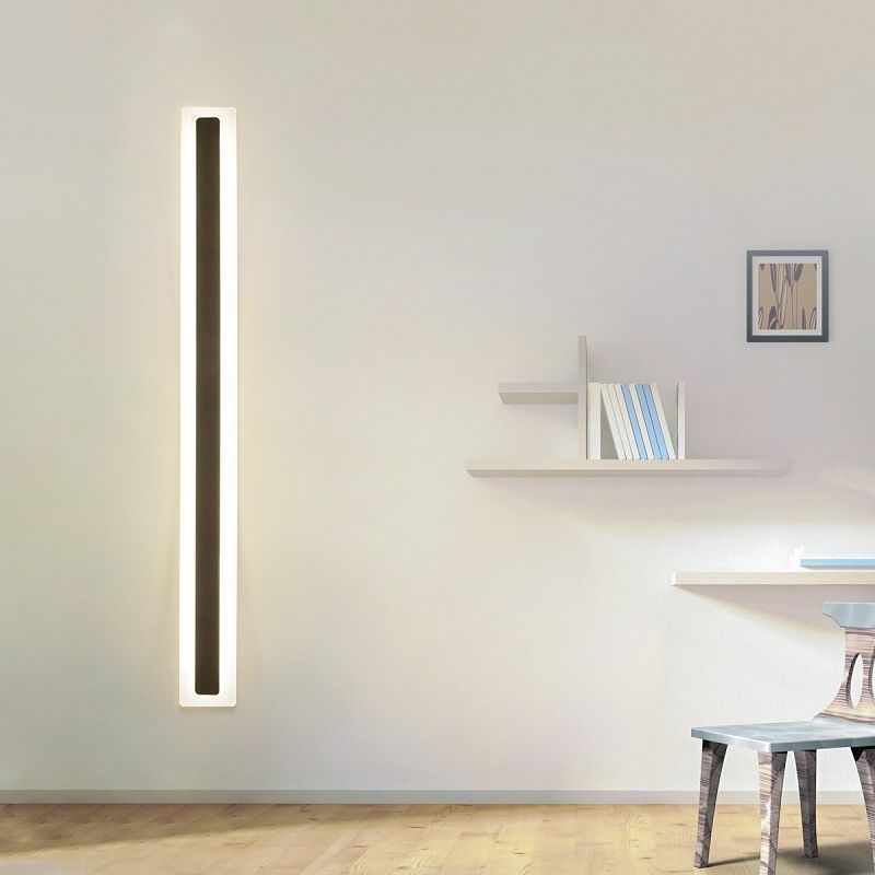 Linearer Schatten Metall Wandleuchter moderner Stil 1- Lichtwandhalterung Beleuchtung