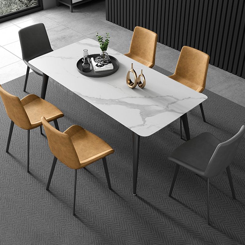 Modern Sintered Stone Dining Table Set 1/2/7 Pieces Home Dining Room Set