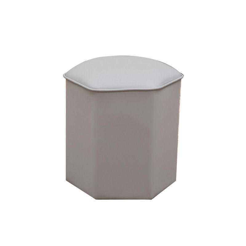 Red Modern Pouf Water Resistant Specialty Foot Stool for Living Room