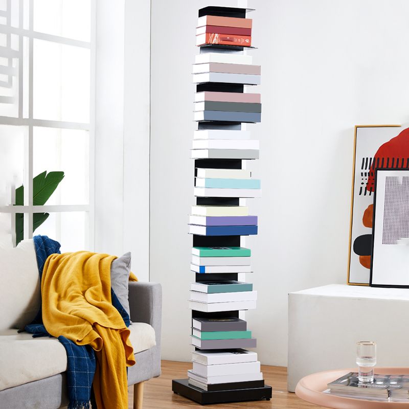 13.78"W Bookshelf Contemporary Style Invisible Bookcase for Office and Home
