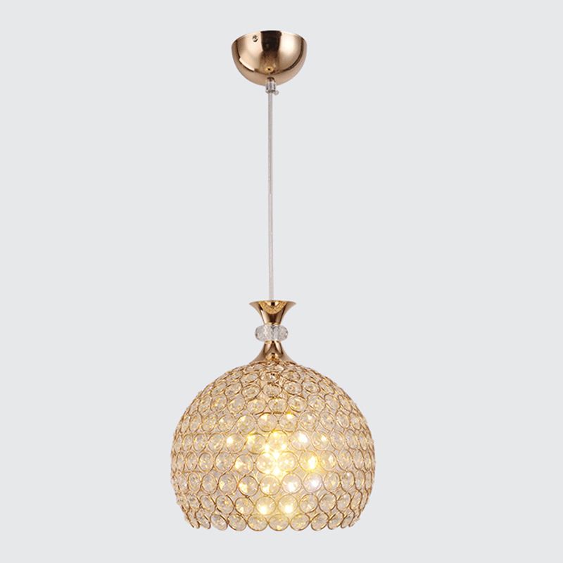 Luminaire suspendu moderniste à lampe en forme de dôme pour le couloir