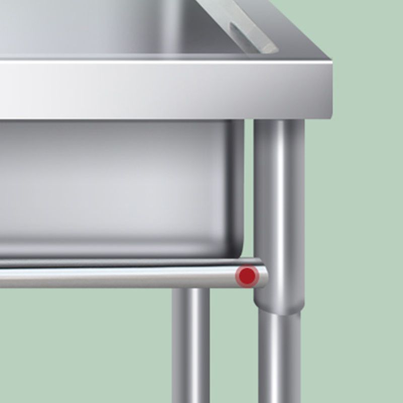 Classic Kitchen Sink Stainless Steel Workstation Sink with Faucet