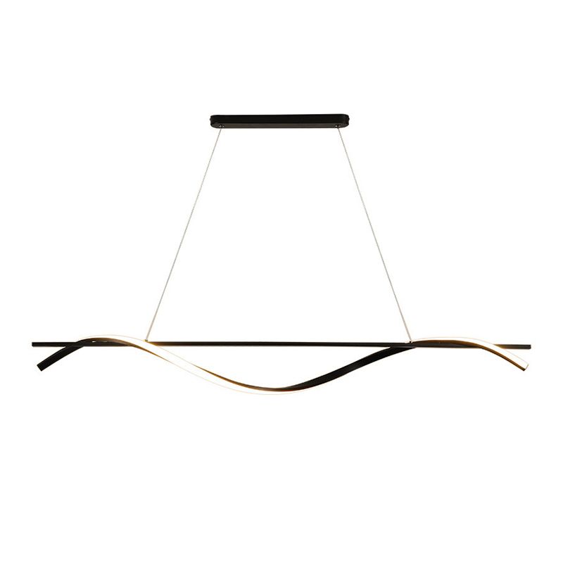 Modernism White/Black Kitchen Island Lighting Unique Ceiling Light for Bedroom
