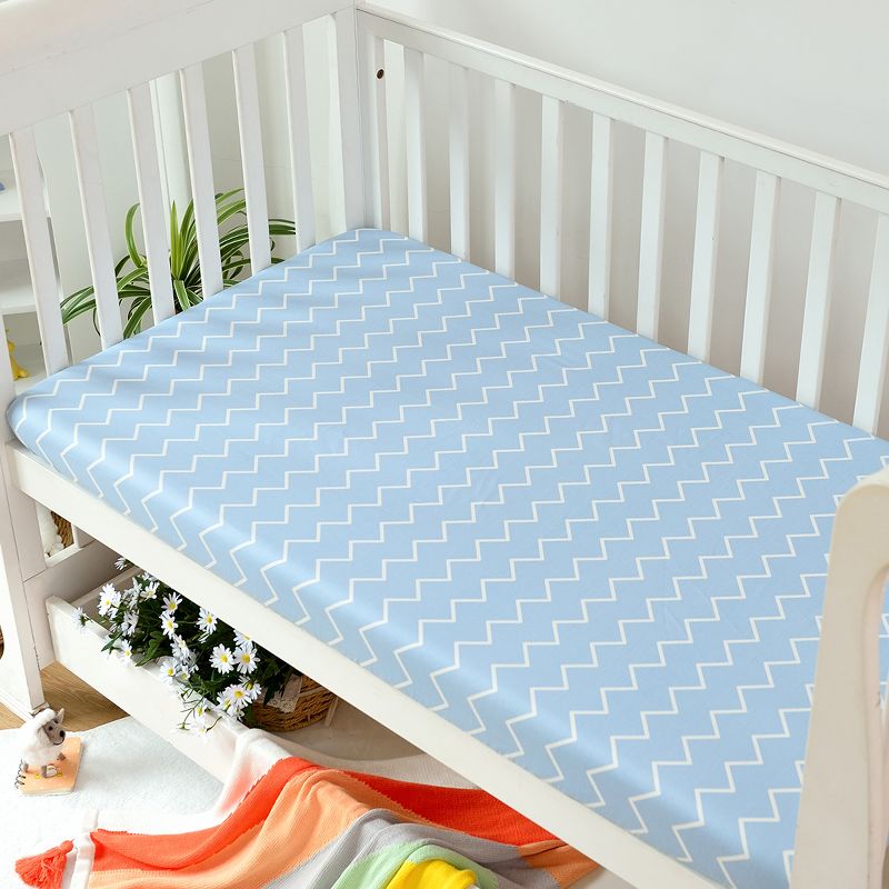 Cotton Bed Sheet Set Cartoon Pattern Fade Resistant Sheet Set