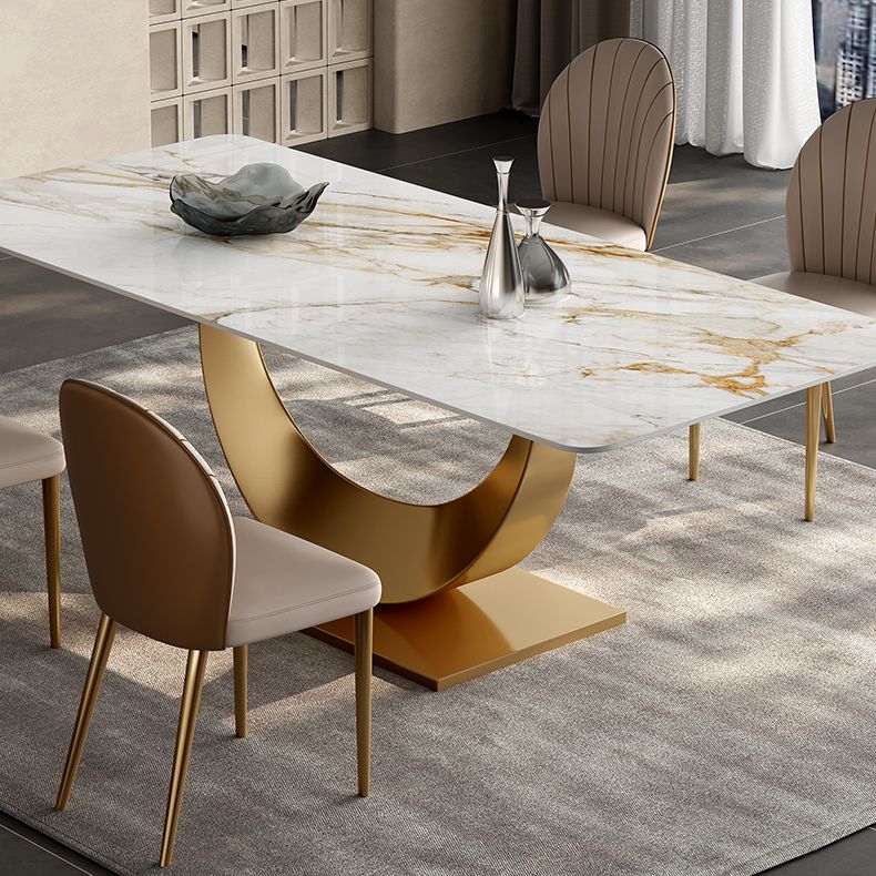 Glam 1/3/4/5/7 Pieces Dining Set Sintered Stone Dining Table Set