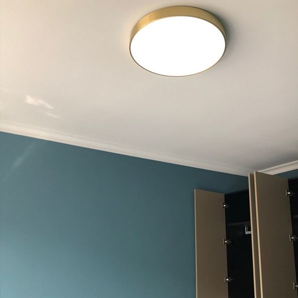 Circular Led Flush Mount Ceiling Light Fixtures Modern Acrylic Flush Light