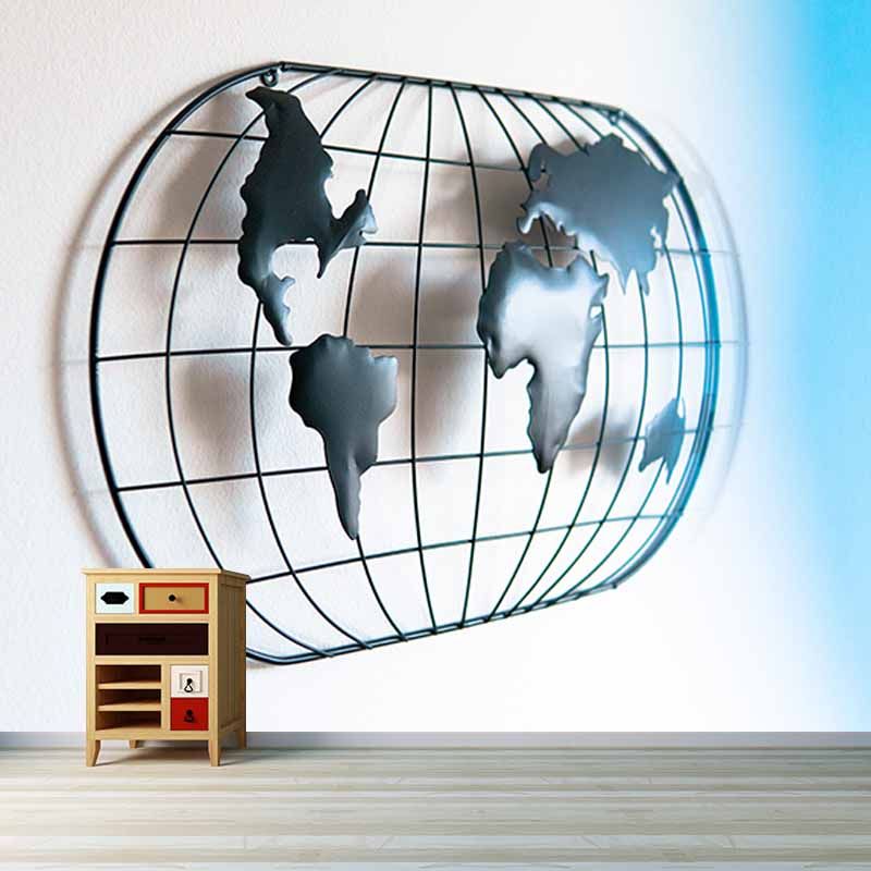 Photography Environment Friendly Mural Wallpaper Map Bedroom Wall Mural