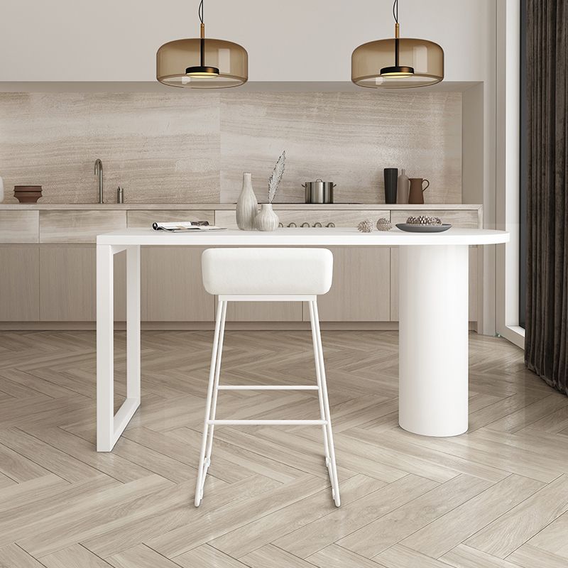 Modern Style Pub Dining Set 1/2 Pieces Solid Wood Counter Set