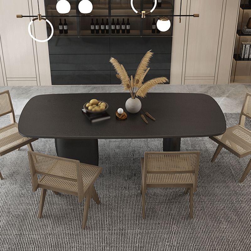 Pine Solid Wood Tripod Dining Table Modern Rectangle Dining Room Kitchen Home Furniture