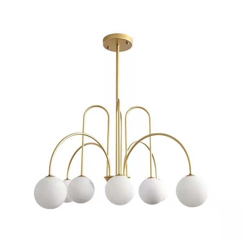 Fissaggio del soffitto in ferro battuto appeso a pendente moderno sputnik moderno