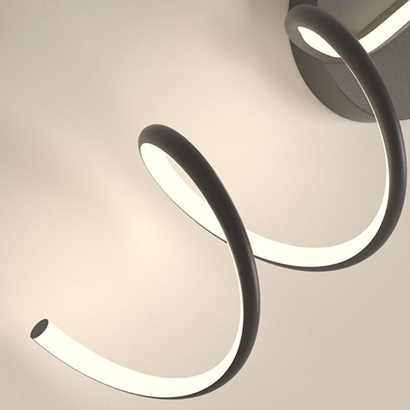 Modern Style Linear Shape Wall Sconce Metal 1 Light Wall Lighting for Living Room