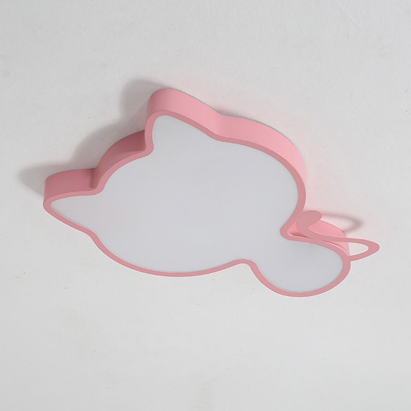 Simple Style Lovely Ceiling Lights Aluminum Kid's Room LED Flush-mount Lamp