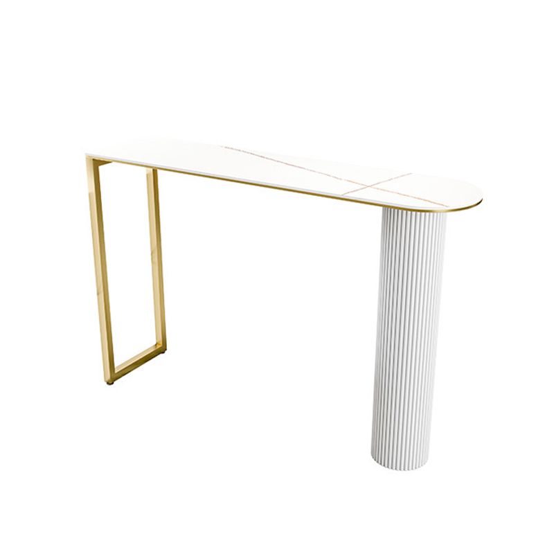 Stone Bar Table Specialty Contemporary Pub Table for Cafe and Breakroom