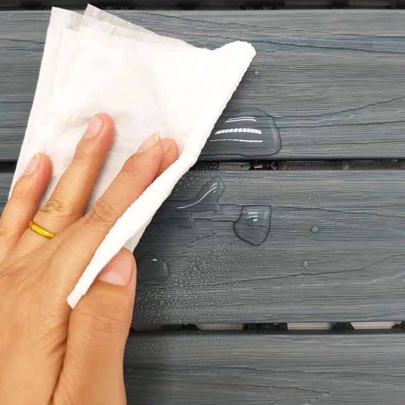 Snapping Patio Flooring Tiles Striped Pattern Tile Set Floor Board