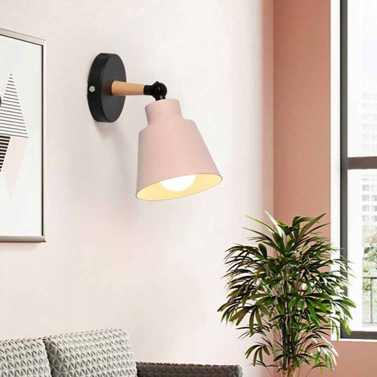 Modern Style Flared Sconce Light Fixtures Metal 1 Light Wall Lighting Ideas