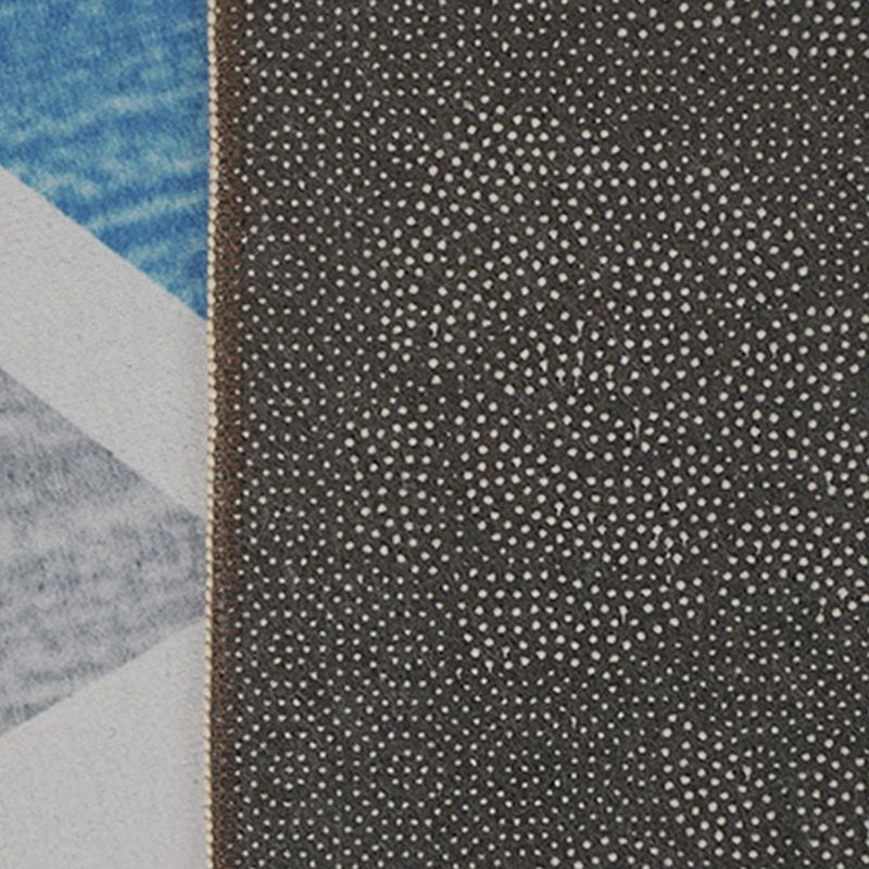 Stylish Triangle Pattern Pattern Multicolored Modern Simplicity Area Carpet Polyester Friendly Washable Carpet for Living Room