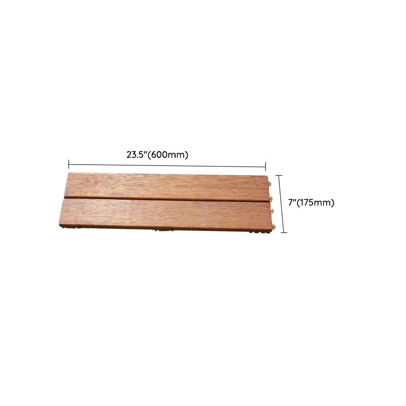 Basic Wood Tile Set Composite Interlocking Patio Flooring Tiles