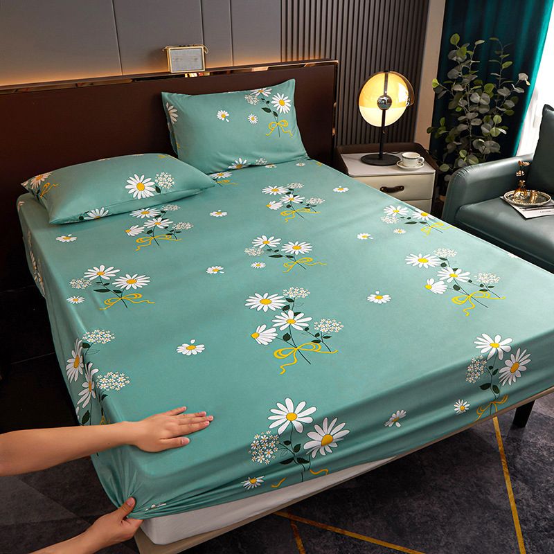1 and 2 Piece Floral Bed Sheet Cotton Blend Dust Mite Resistant Bed Sheet Set