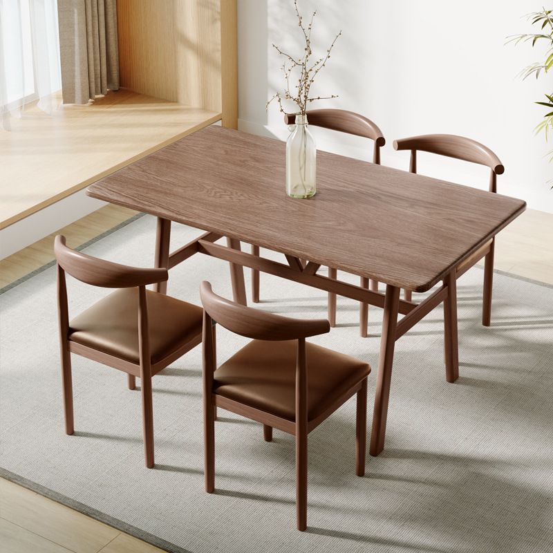 Rectangle Dining Table Medium Density Fiberboard Table for Dining Room