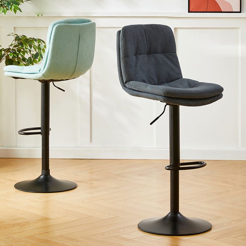 Bucket Adjustable Height Dining Stool Industrial Indoor Counter-height Stool with Swivel