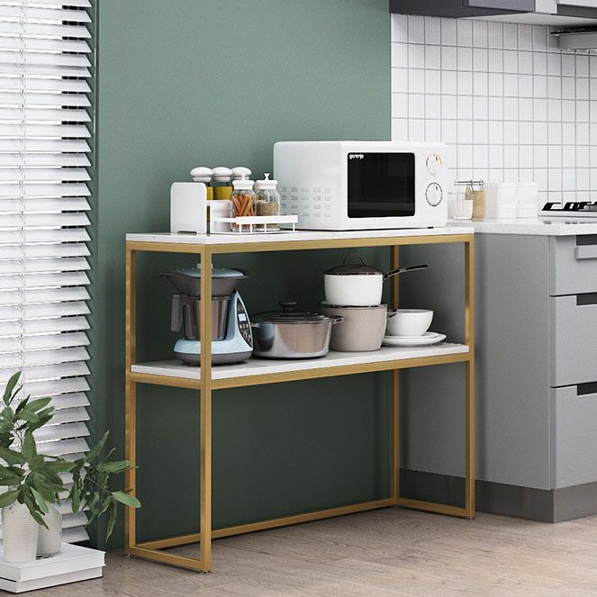 Home Dining Kitchen Island Table Modern Simple Rectangular Prep Table