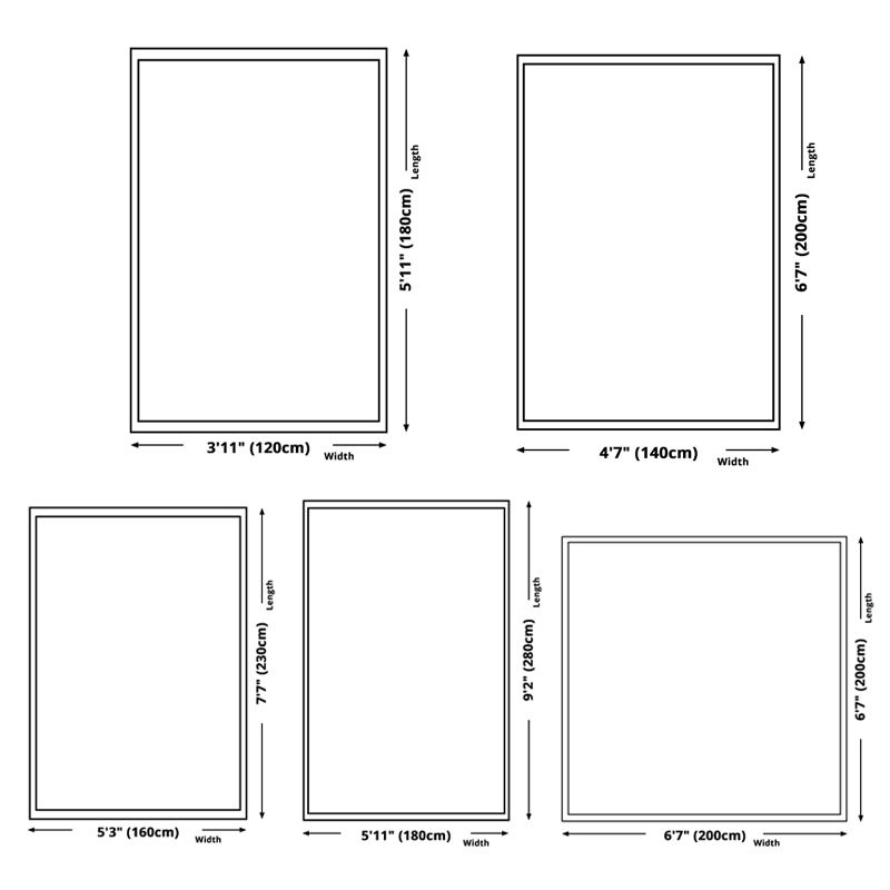 Mitte des Jahrhunderts Indoor Teppich Antiquen Blumendruck Teppich Polyester Anti-Rutsch-Rücken Teppich für Wohnkultur