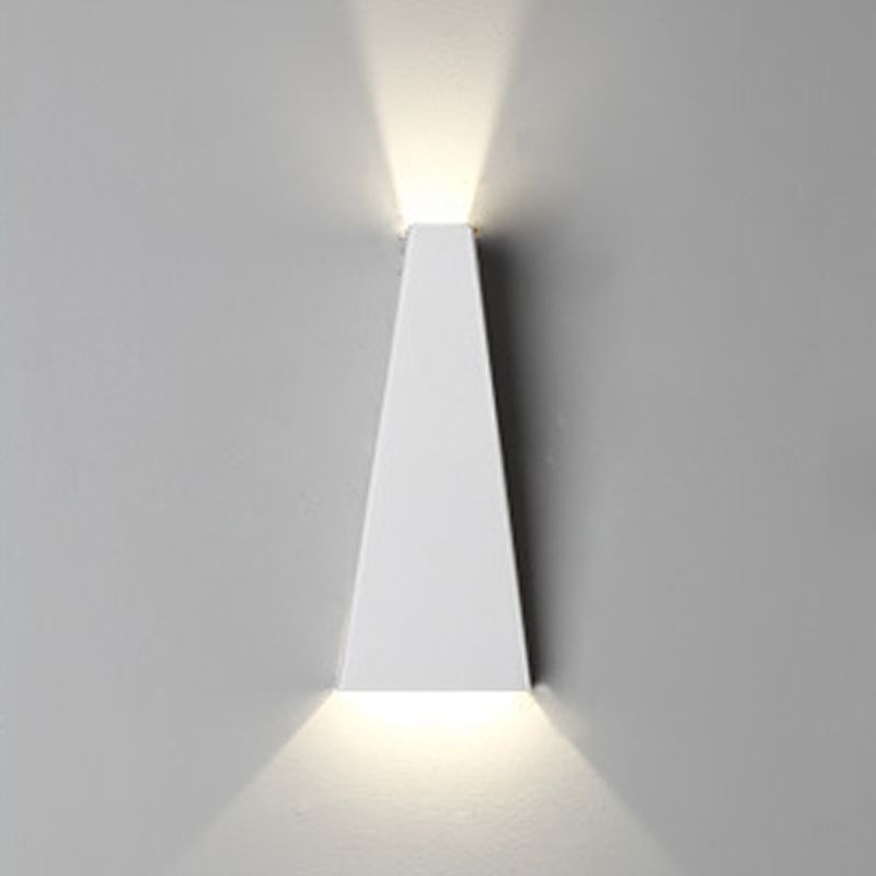 Éclairage mural en métal de forme géométrique moderne 2 lumières Éclairage mural