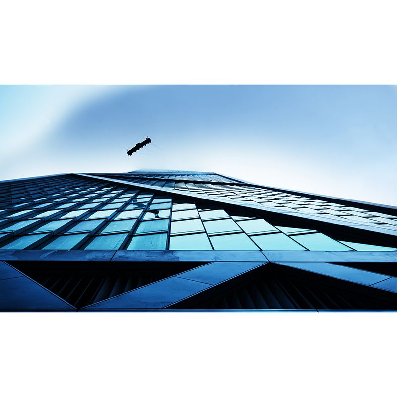 Contemporary Urban Architecture Murals for Meeting Room Decoration, Mildew Resistant