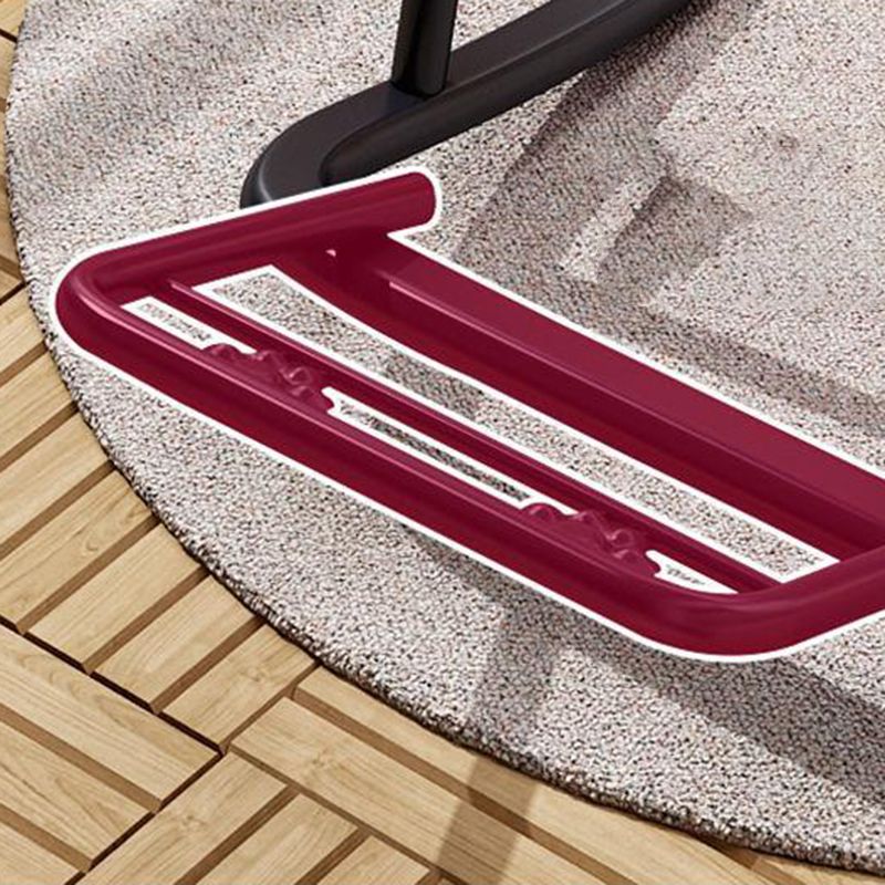 Modern Reclining Rocking Chair 29.5" x 51.2" x 35.4" Rocker Chair Spindle for Outdoor