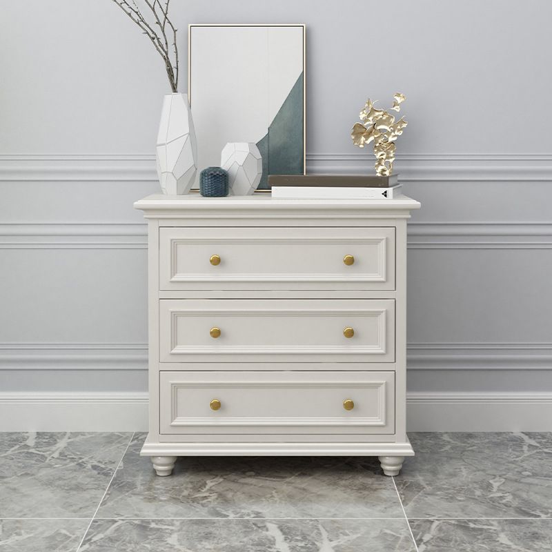 Ornate Traditional Double Dresser Birch Storage Chest with Drawers for Bedroom