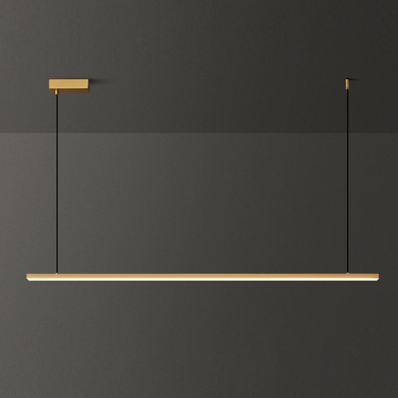 Modern Pendant Lighting Fixtures Metal 1 Light Island Light Fixture for Dining Room
