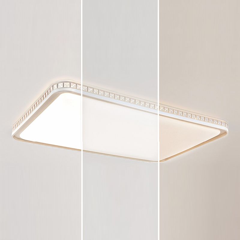 Iluminación de techo geométrica Luz de techo de montaje empotrado de cristal LED de estilo nórdico