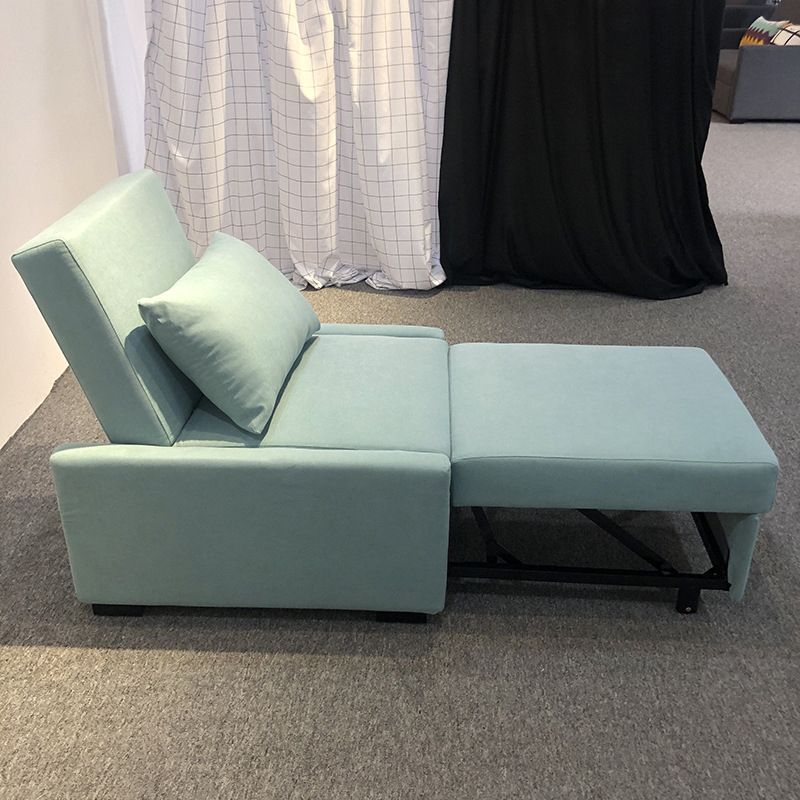 Modern Green Convertible Sofa Cushion Back Foldable Futon Chairs