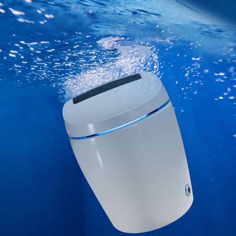 Modern One Piece Toilet Seat Included Floor Mounted Toilet Bowl for Washroom