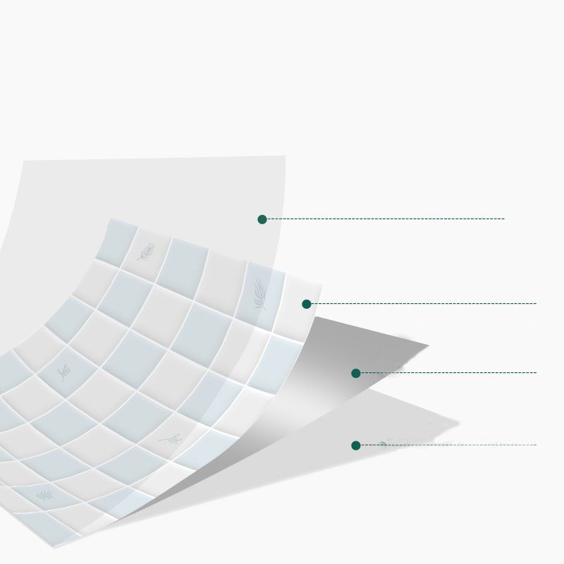 Square Mosaic Peel & Stick Tile Stain Resistant Kitchen Backsplash Tiles