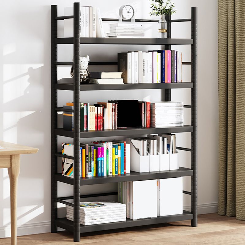 Modern Open Back Metal Shelf Bookcase Shelves Included for Home Office