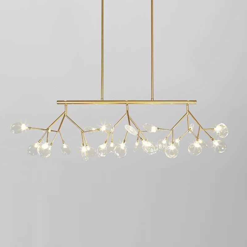 Modern Style Firefly Island Pendant Simple 27 Lights Island Light for Bedroom