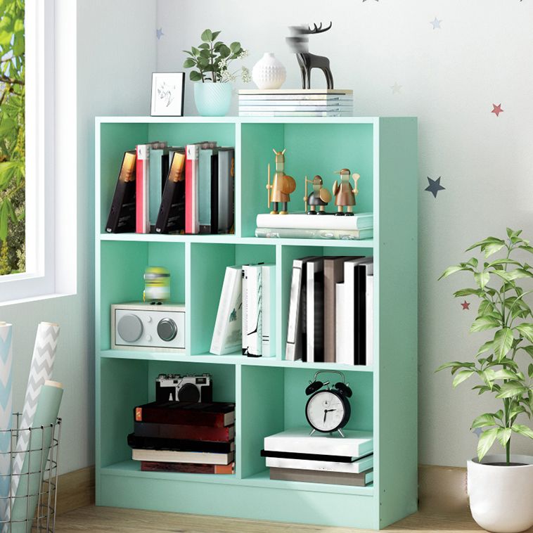 Wooden Bookcase Modern Style Minimalist Home Office Bookshelf